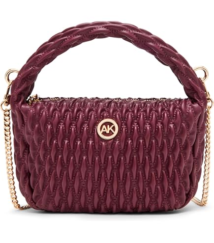 Anne Klein quilted double zip crossbody: Handbags: Amazon.com