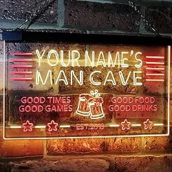 ADVPRO Personalized Name Custom Man Cave Home Bar