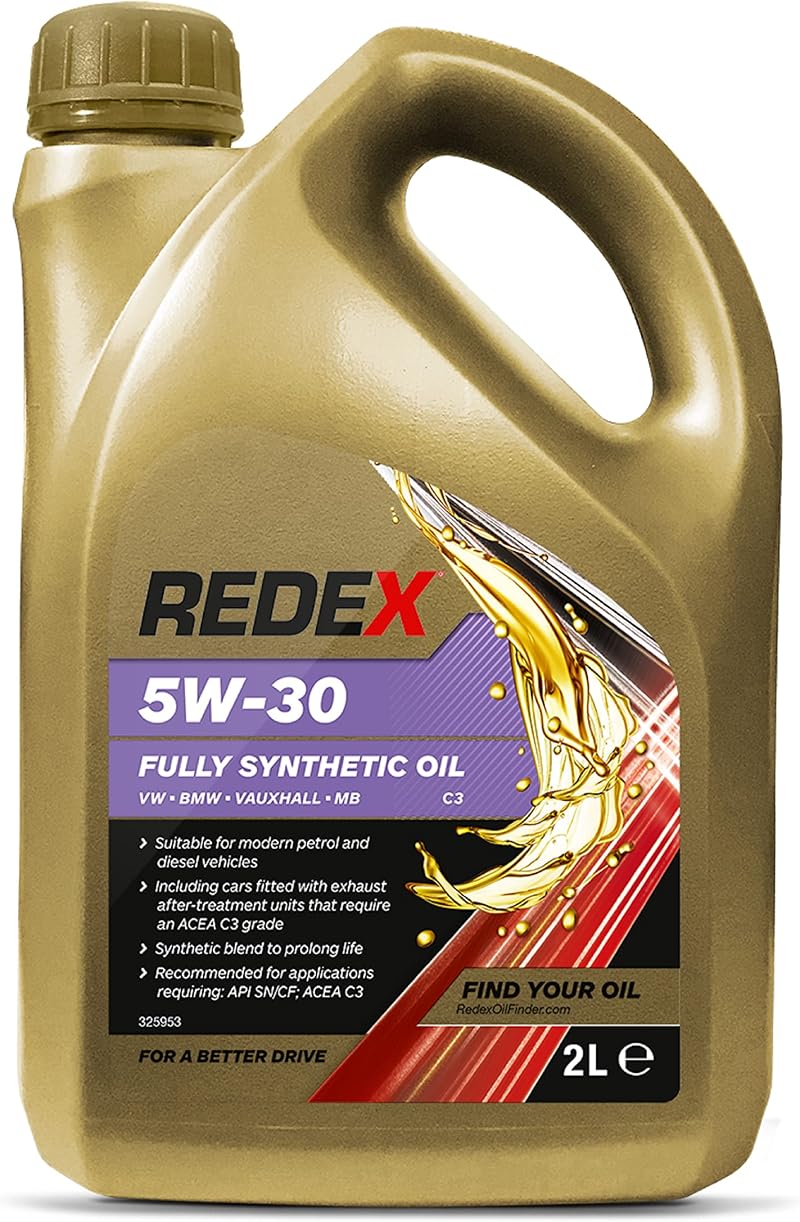 Redex 5W-30 C3 Fully Synthetic Engine Oil 2L BMW VAUX MB ACEA C3