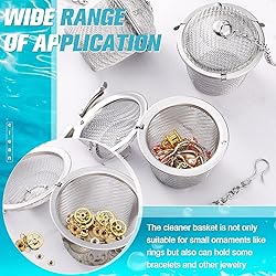 6 Pcs Ultrasonic Watch Parts Cleaner Baskets