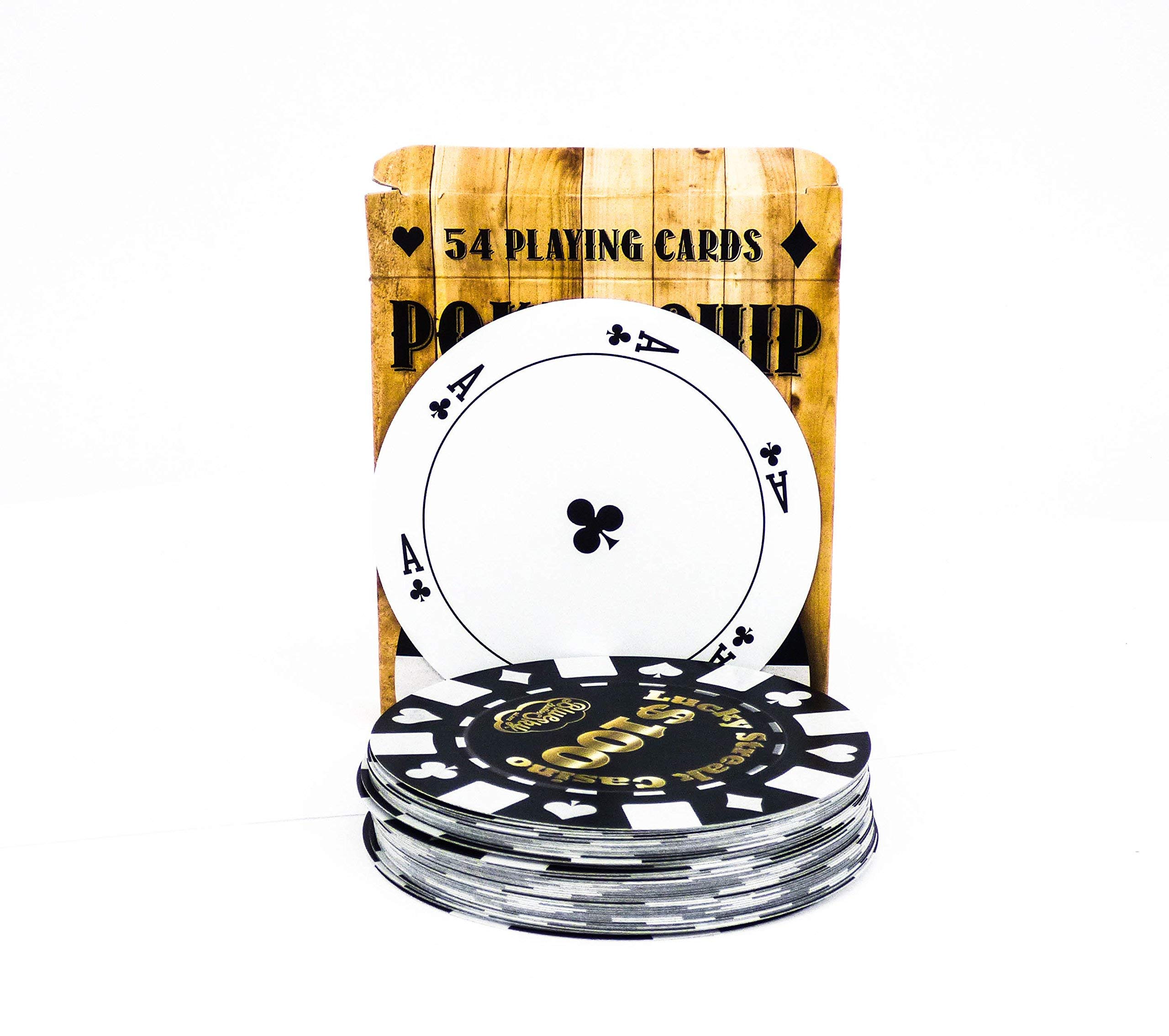 Tobar Poker Chip Playing Cards Circular Casino Design