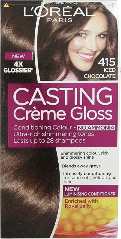 L'Oreal Casting Creme Gloss Iced Chocolate 415 Hair Dye Paris