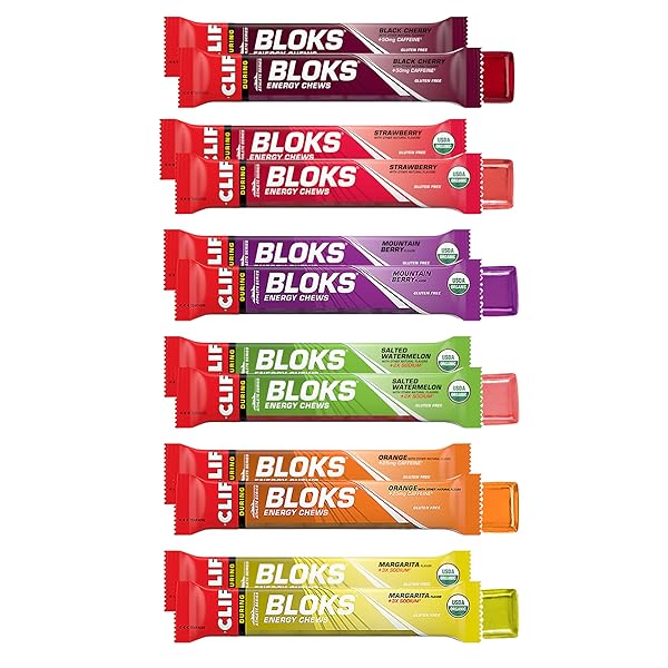 CLIF BLOKS – ENERGY CHEWS – VARIETY PACK...