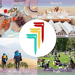 CAIRIAC Outdoor Beach Towel Anchor Stakes