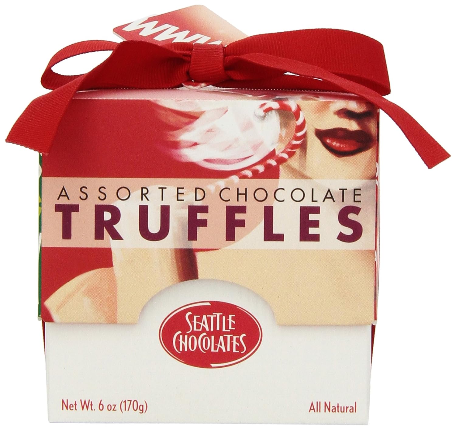 Seattle Chocolates Holiday Party Gift Box, 6 Ounce Candy