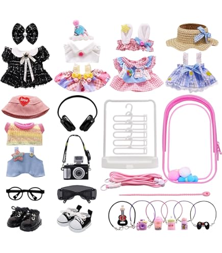 For Labubu Doll Accessories Set, 4 Colors Options