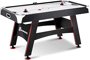 MD Sports Air Hockey Table with Arcade Electronic Scorer, Perfect for Family Game Rooms