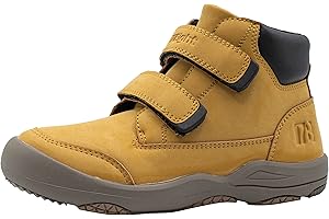 i78 78 Kids Boys Hiking Shoes Chelsea Mid Ankle Boots for Outdoor Trekking Walking Synthetic Non-Slip Lightweight
