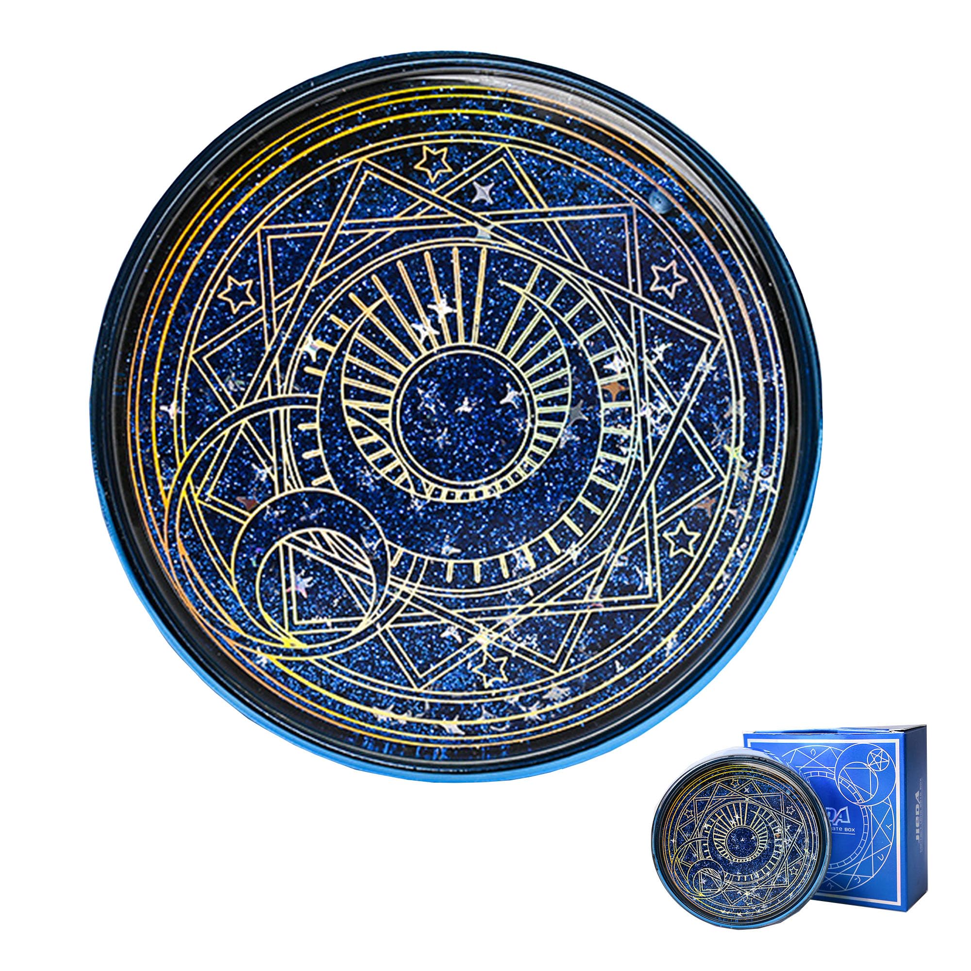 MZSX Travel Contact Lens Cases with Mirror, Magical Girl, Durable, Compact, Portable Soak Storage Kit, Protect Your Eyes, Home Case Easy Carry Mini Box,Tweezers Solution Bottle Lens Container — image 1