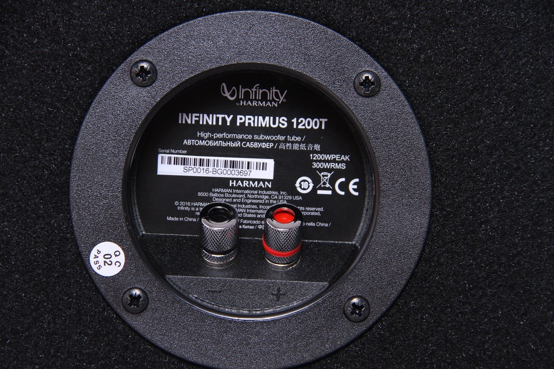 infinity ref 1200t bass tube