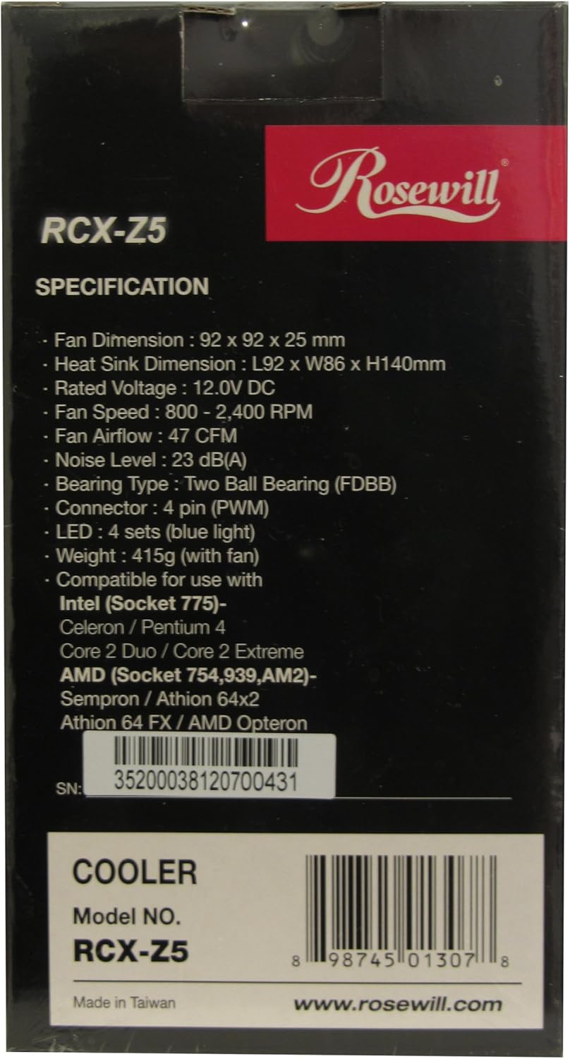 The 10 Best Rosewill 92Mm Pwm Cooling Fan