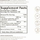 Solgar Calcium Magnesium Plus Boron Tablets 250 Count Vegan Bones Teeth 260 g view 2
