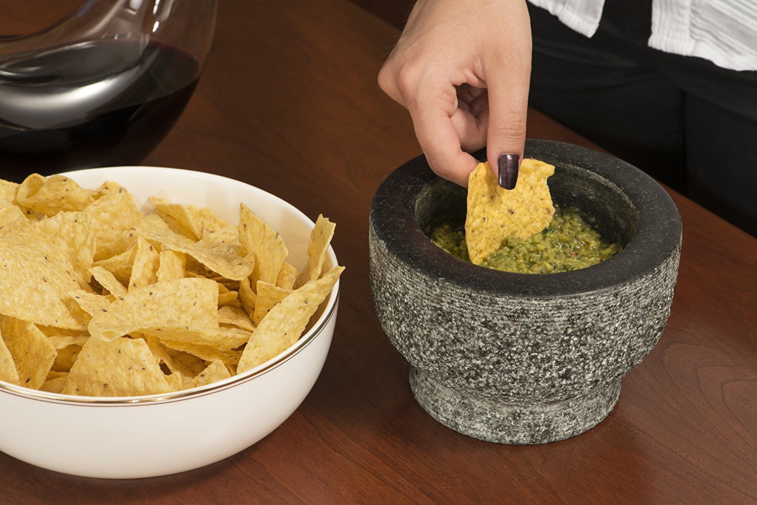Mortar & Pestle Sets Natural Unpolished Granite Mortar and Pestle by