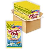 SWEDISH FISH Mini Tropical Soft &amp; Chewy Gummy Candy, Bulk Candy, 12 Bags