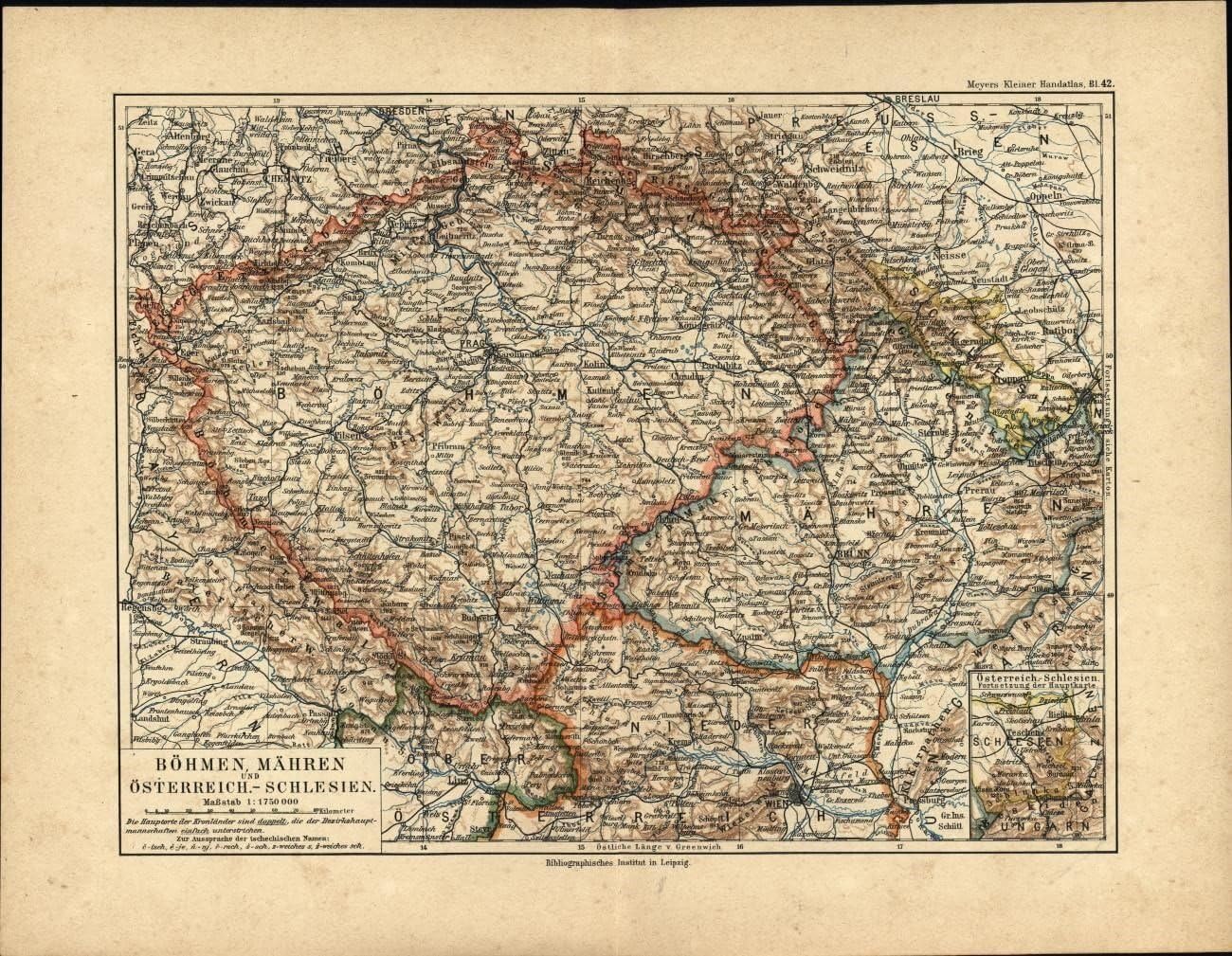 Королевство богемия карта