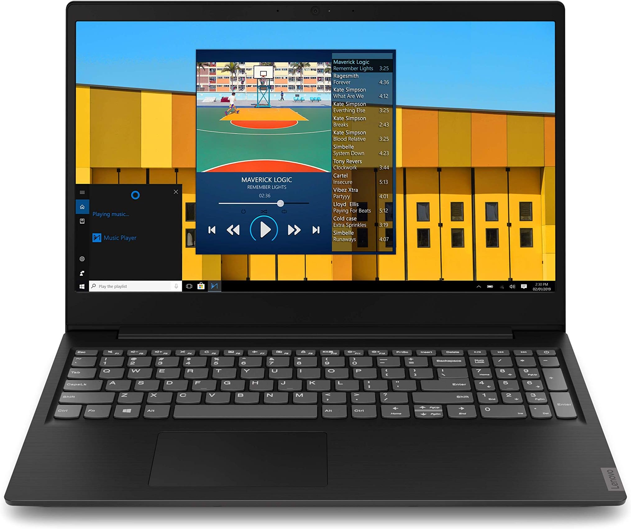 Lenovo Ideapad S145 Pentium Gold 15.6 inch Thin and Light Laptop (4GB/1 TB HDD/Windows 10/Microsoft Office Home and Student 2019/Black), 81MV00M1IN