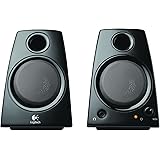 Logitech 3.5mm Jack Compact Laptop Speakers, Black (Z130)