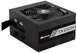 CORSAIR TXM Series, TX650M, 650 Watt, 80+ Gold