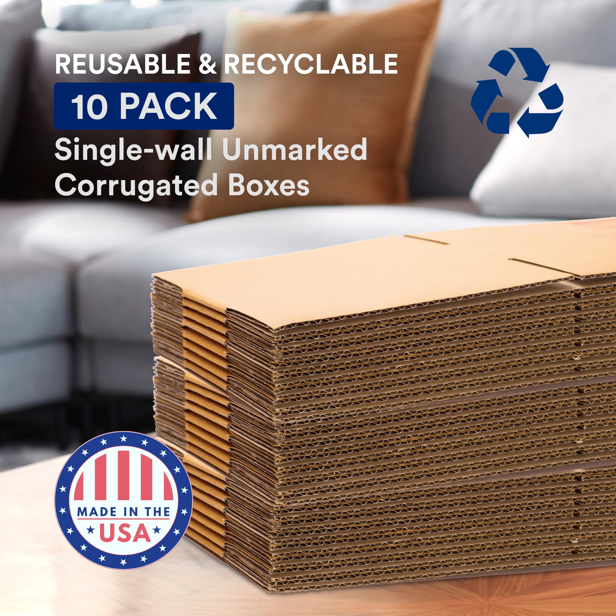 BOX USA Moving Boxes Medium 18