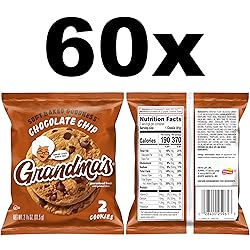 Grandma's Cookies, Chocolate Chip, 2.5 Ounce