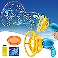 Sloosh Whale Bubble Gun with Refill Solution, Bubble Gun Machine Blower Toy for Kids, Adults, Summer, Party Favors, Easter Basket Stuffers, Birthday Gift