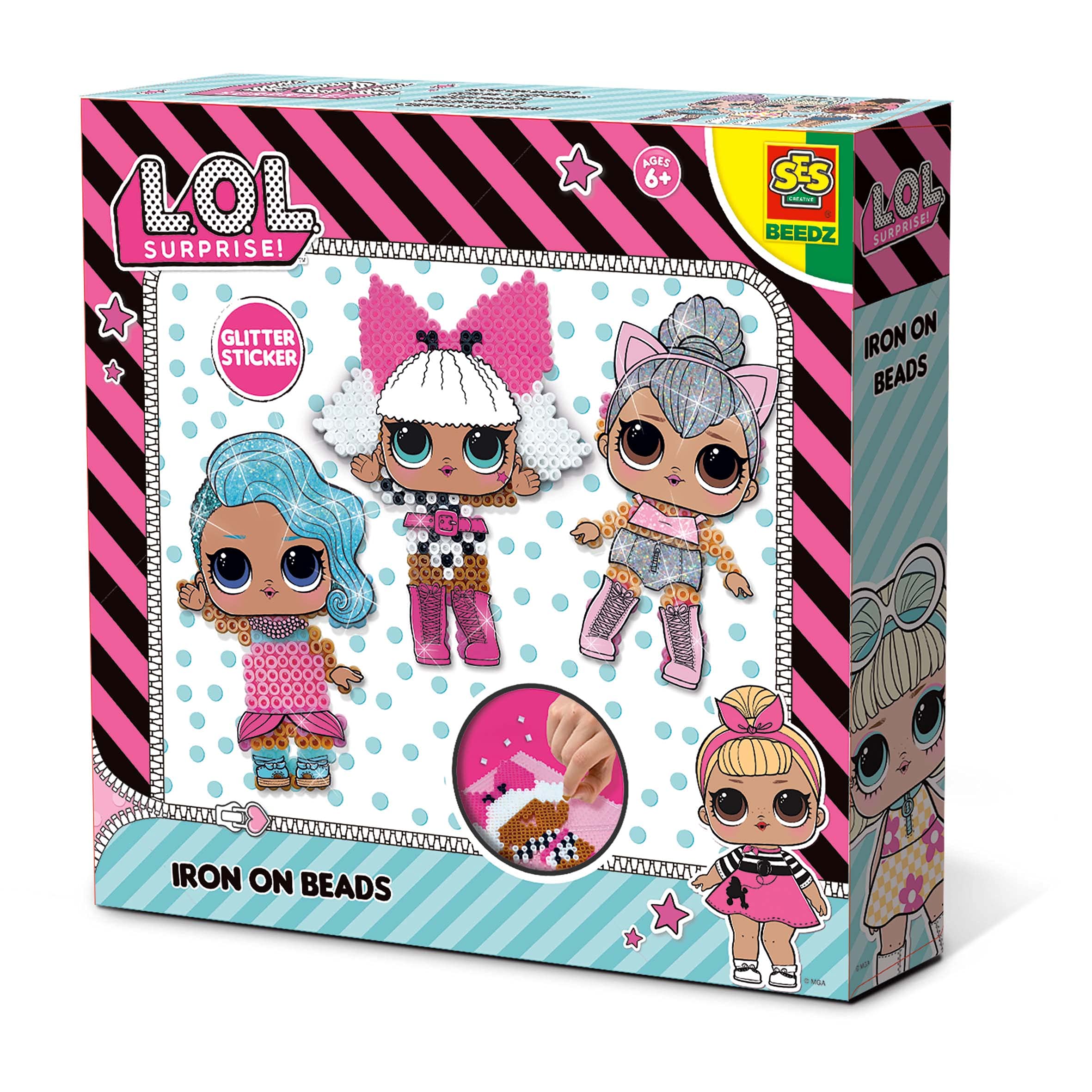 SES Creative 14198 L.O.L. Beedz-Iron on Beads