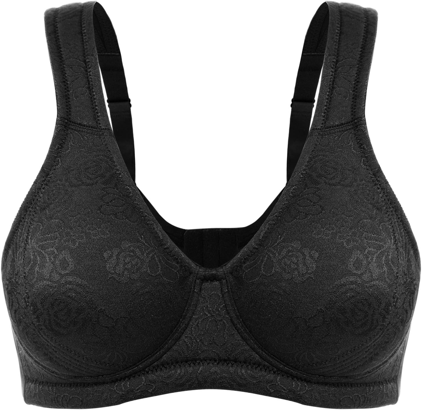Wingslove Women's Comfort Minimizer Bra Wirefree Non Padded Seamless Full Coverage Bra Plus Size