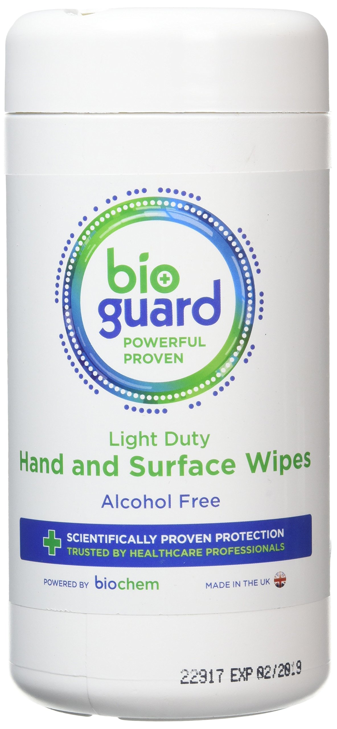 Bioguard HW200 Light Duty Disinfectant Hand and Surface Wipes (Pack of 200)