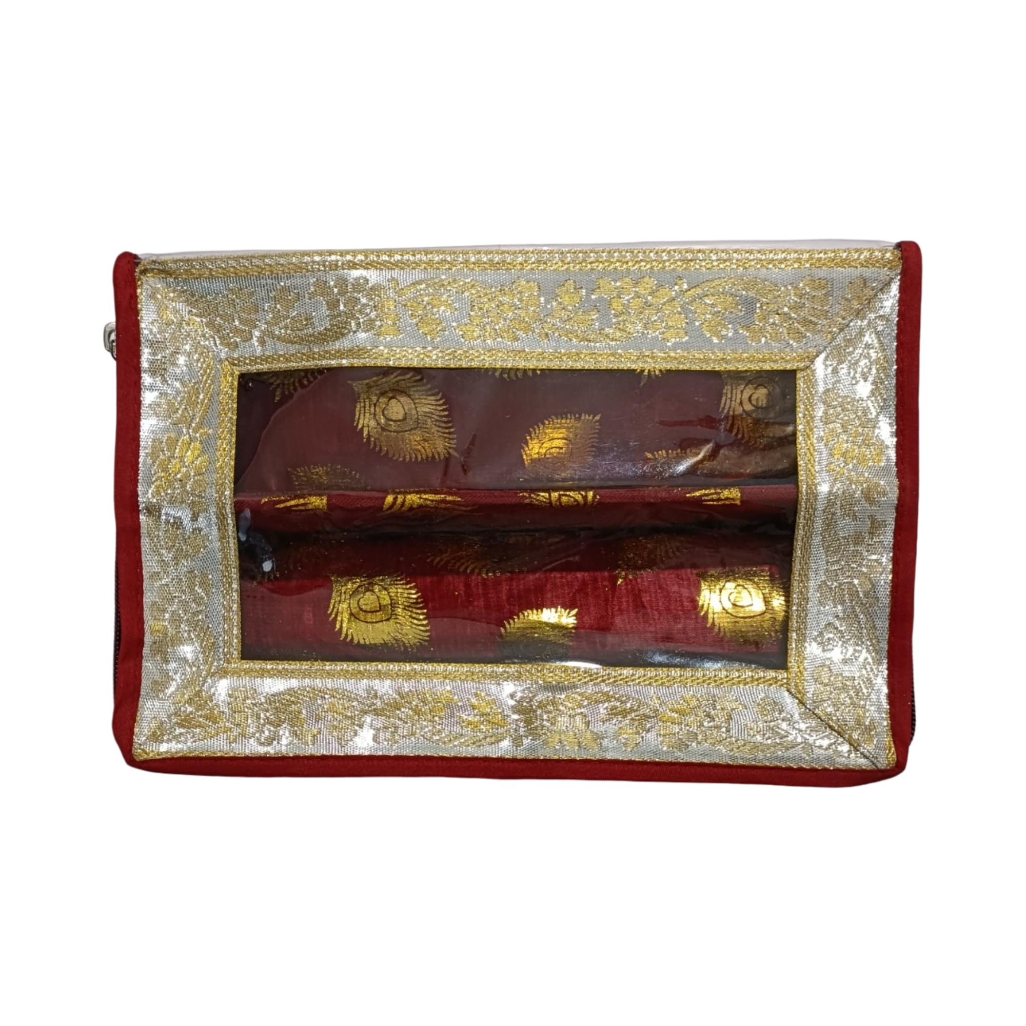 EliteKoopers 2 Rod Maroon Bangle Box Storage Jewellery Box Indian