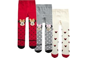 Disney Baby Girls' Minnie Mouse Leggings Tights - Stockings Pantyhose - Leggings for Baby Girls for Newborns/Infants (0-24M)