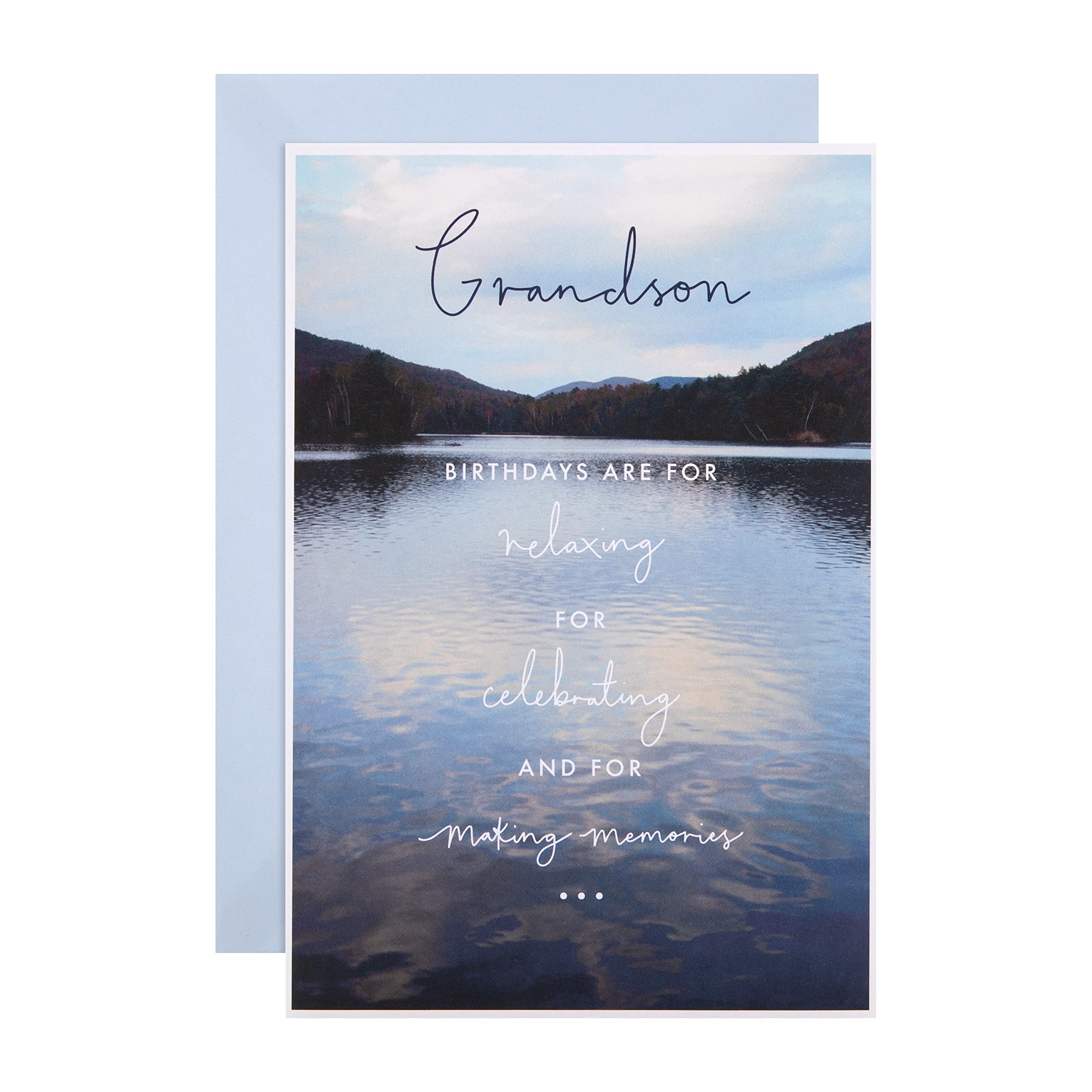 Hallmark Birthday Card for Grandson- Contemporary Photographic Design