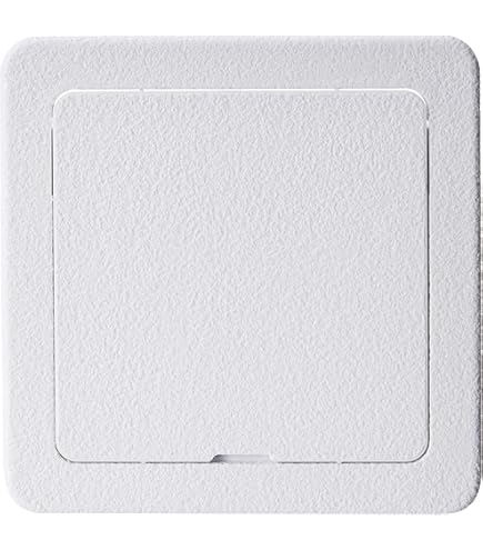PATIKIL 4x4 Inch(100x100mm) Self-Adhesive Access Panel, ABS Plumbing Access Doors Easy Wall Hole
