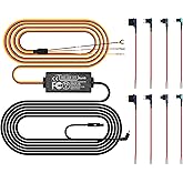 Pelsee Dash Cam Hardwire Kit, Full Set Hard Wire Kit Fuse for P1 Duo Dash Cam Only, 12V-24V to 5V Car Dash Camera Charger Pow