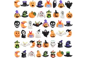 HOLYDECK 48 Pcs Halloween Mochi Squishy Toys,Mini Squishies Cute Squeeze Toy Stress Reliever Anxiety Packs for Kid Party Favors,Christmas Miniature (Halloween)