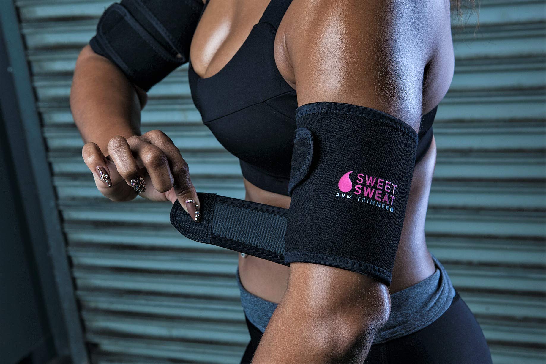 Sports Research Sweet Sweat Arm Trimmers for Men Women Increases Heat