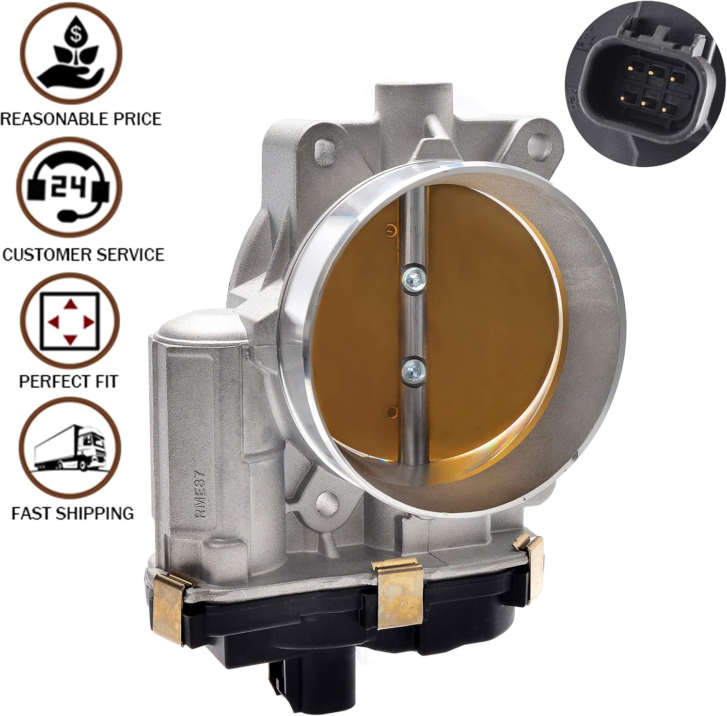 Fits Silverado 2500 HD Throttle Actuator Control Module Connector AC Delco 87546 Car & Truck