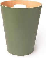 Umbra Woodrow 2 Gallon Modern Wooden Trash Can Spruce Finish view 8