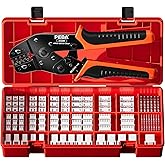 PEBA Crimping Tool and JST Connector Kit - 18 Types of 2.5 mm JST-XH Connectors & Crimp Pins, 2/3/4/5/6/7-pin JST Housings an