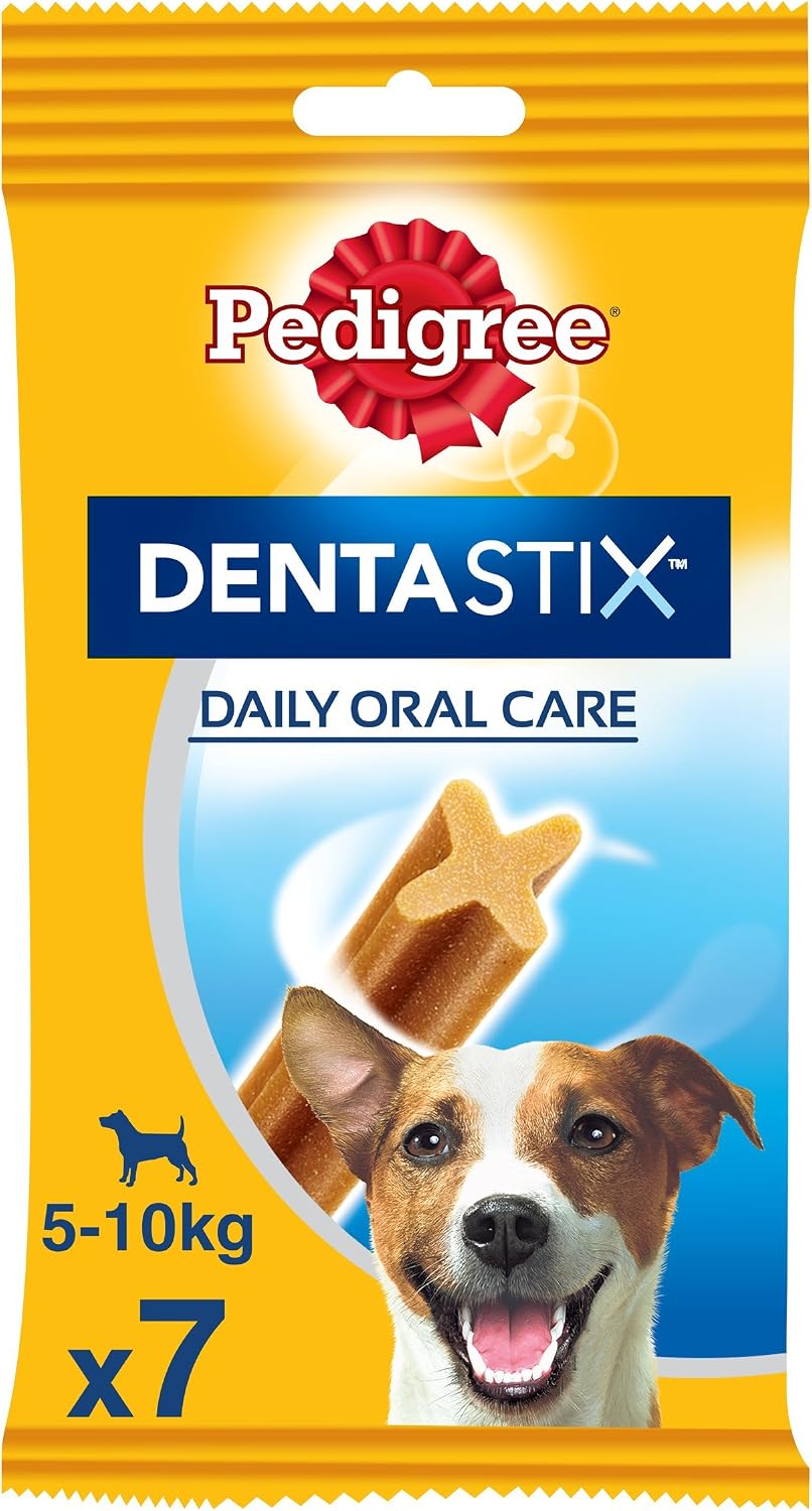 Pedigree DentaStix - Daily Dental Chews For Small Dogs (5-10 kg), 7 Sticks 110g Pack of 10, red, 15.71 g (Pack of 70) - Image 3