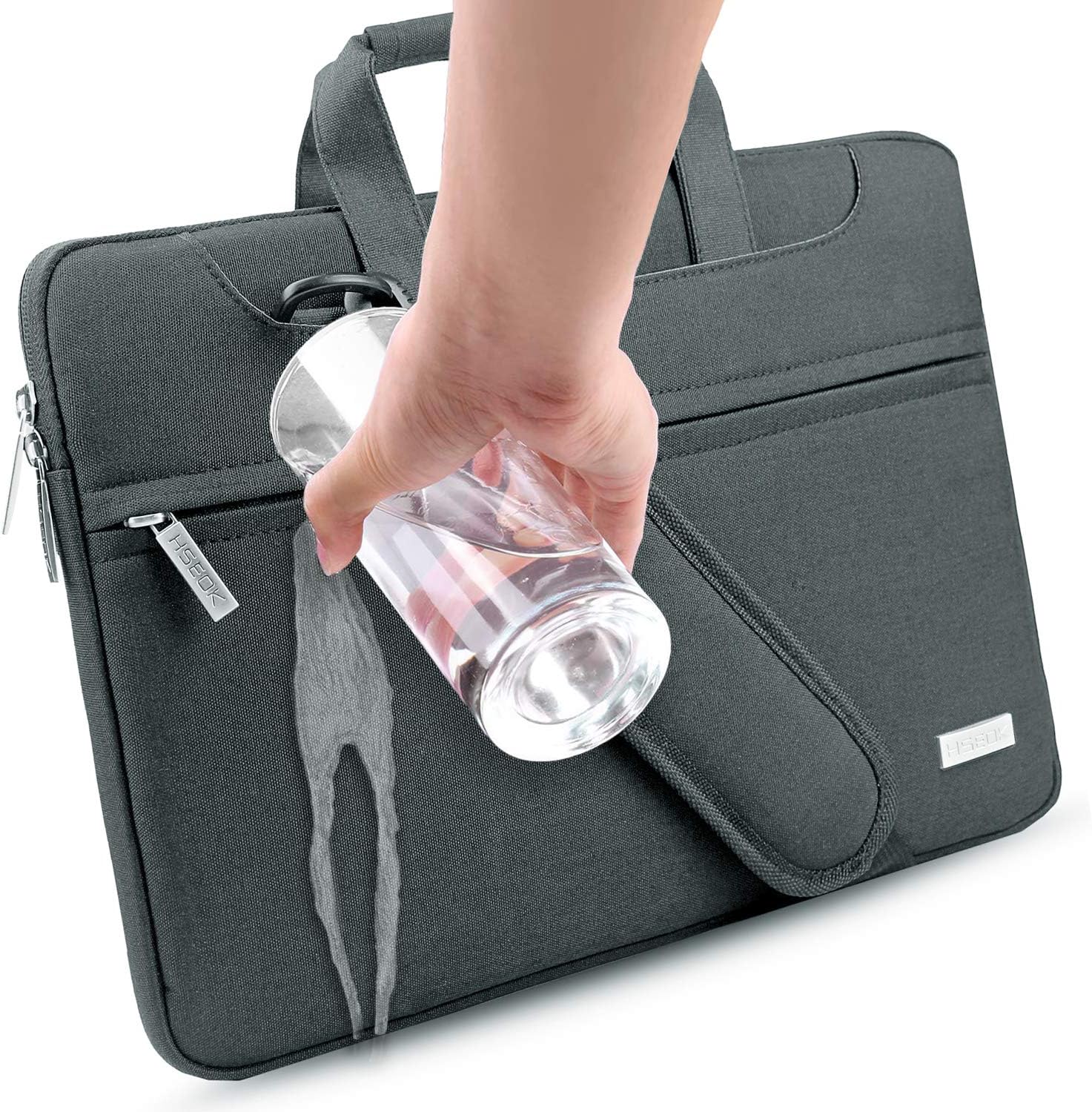 HSEOK 17.3 Inch Laptop Shoulder Bag - Image 5