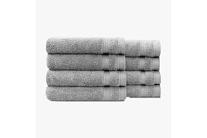 1888 Mills 625 GSM Premium 100% Cotton Washcloths – Pack of 8 Luxury Washcloth Set, Highly Absorbent & Quick-Dry – Plush, Luxurious Feel for Face, Bath, and Spa – Durable & Long-Lasting