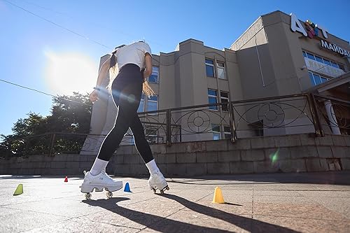 TAILORIA Four-Wheel 2-in-1 Roller Skate Shoes Unisex Roller Skates