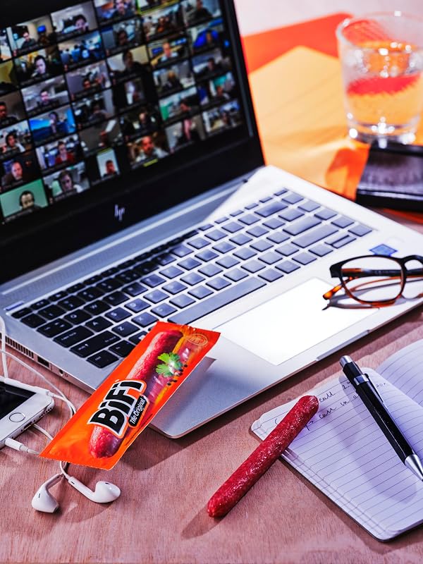 Original XXL – Stick di salame, snack formato tascabile, essiccati all'aria, da gustare in viaggio, in ufficio o quando fai sport, con pepe, coriandolo e aglio, confezione da 30, 30 x 40 g