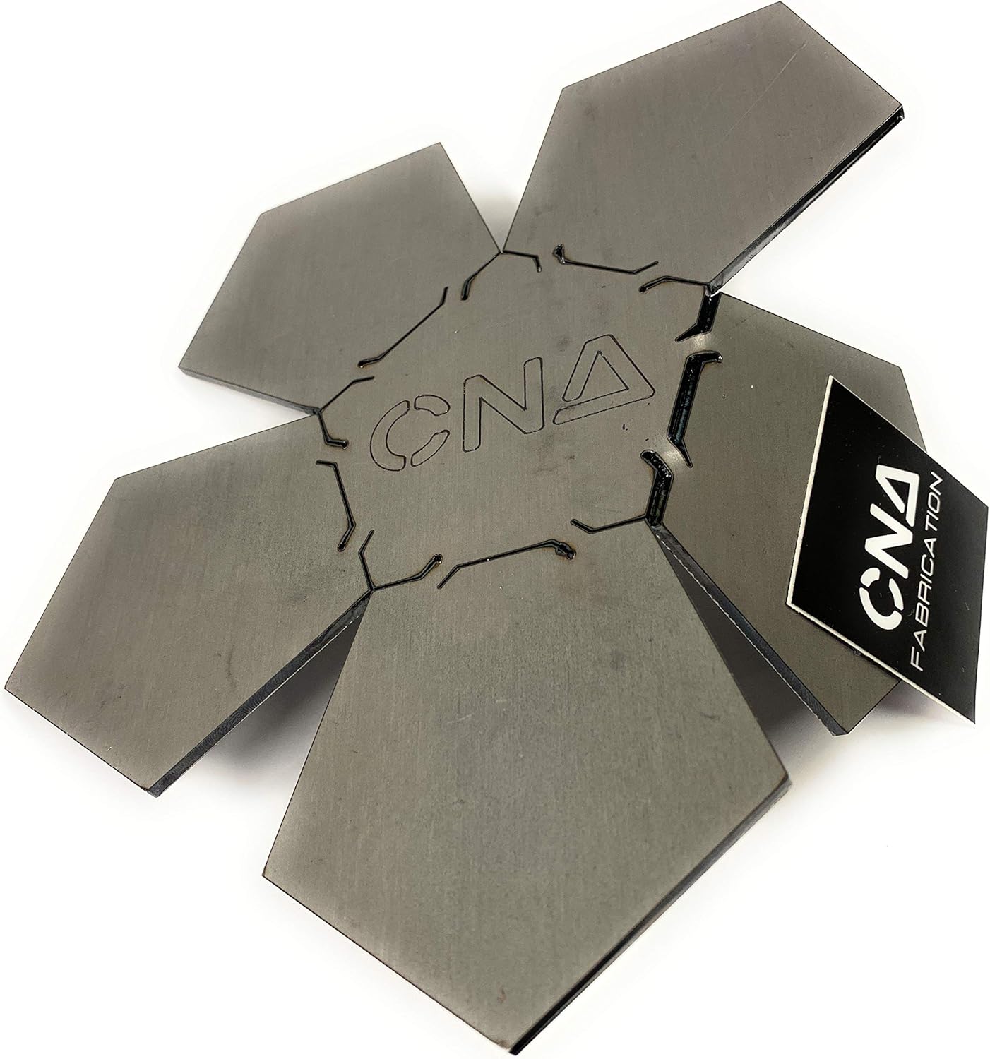 Welding Kit - Folding Pentagon Ball (Dodecahedron) - 2 Inch Sides - 11 Gauge (1/8" Thick) - Mild Steel - Practice Weld with MIG, TIG, Gas, Arc, Stick and Wirefeed (other, 2") - - 