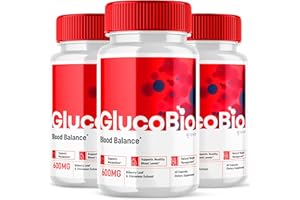 SYVOR (3 Pack) Glucobio Capsules, Gluco Bio Advanced Glyco Support Formula Pills, Glucobio Extra Strength Supplement, Glucobio Natural Ingredients Glycogen Support, Gluco Bio Glycogen Reviews (180 Capsules)
