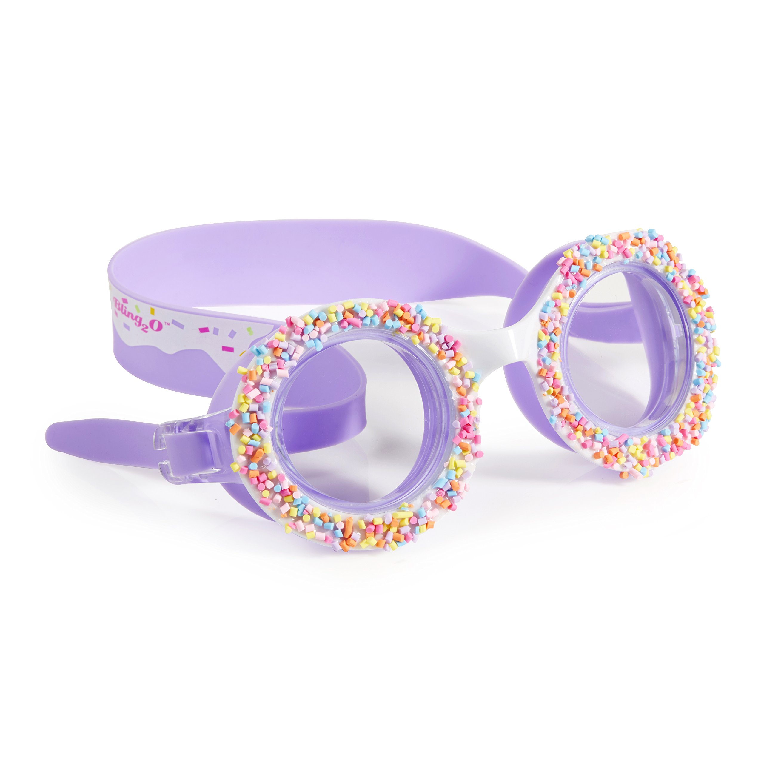 Bling 2O DO Nuts 4 U Grape Jelly Swimming Goggles Children, Unisex Adult, Purple, One size