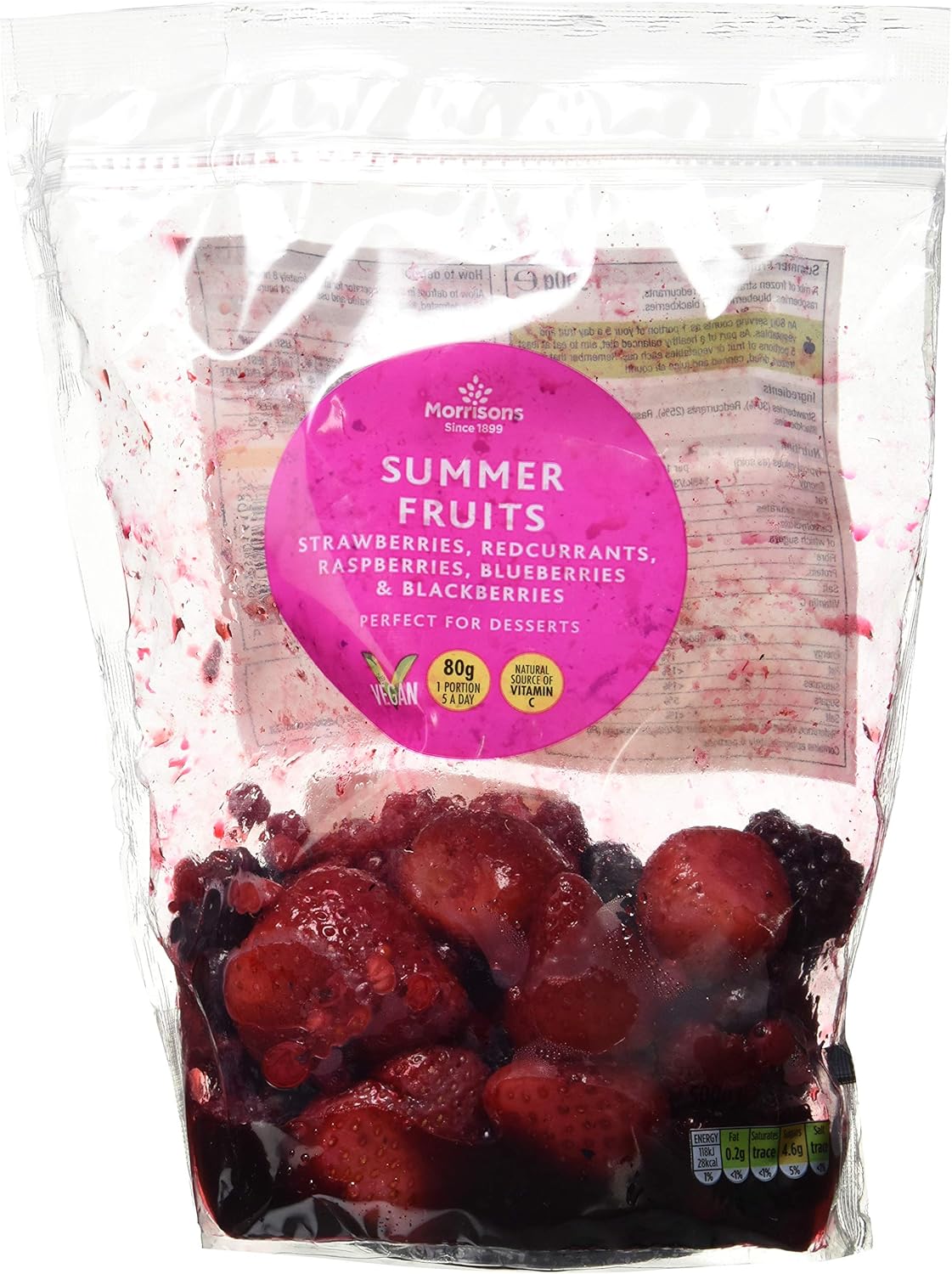 Morrisons Summer Fruit Mix, 500g (Frozen) Amazon.co.uk Grocery