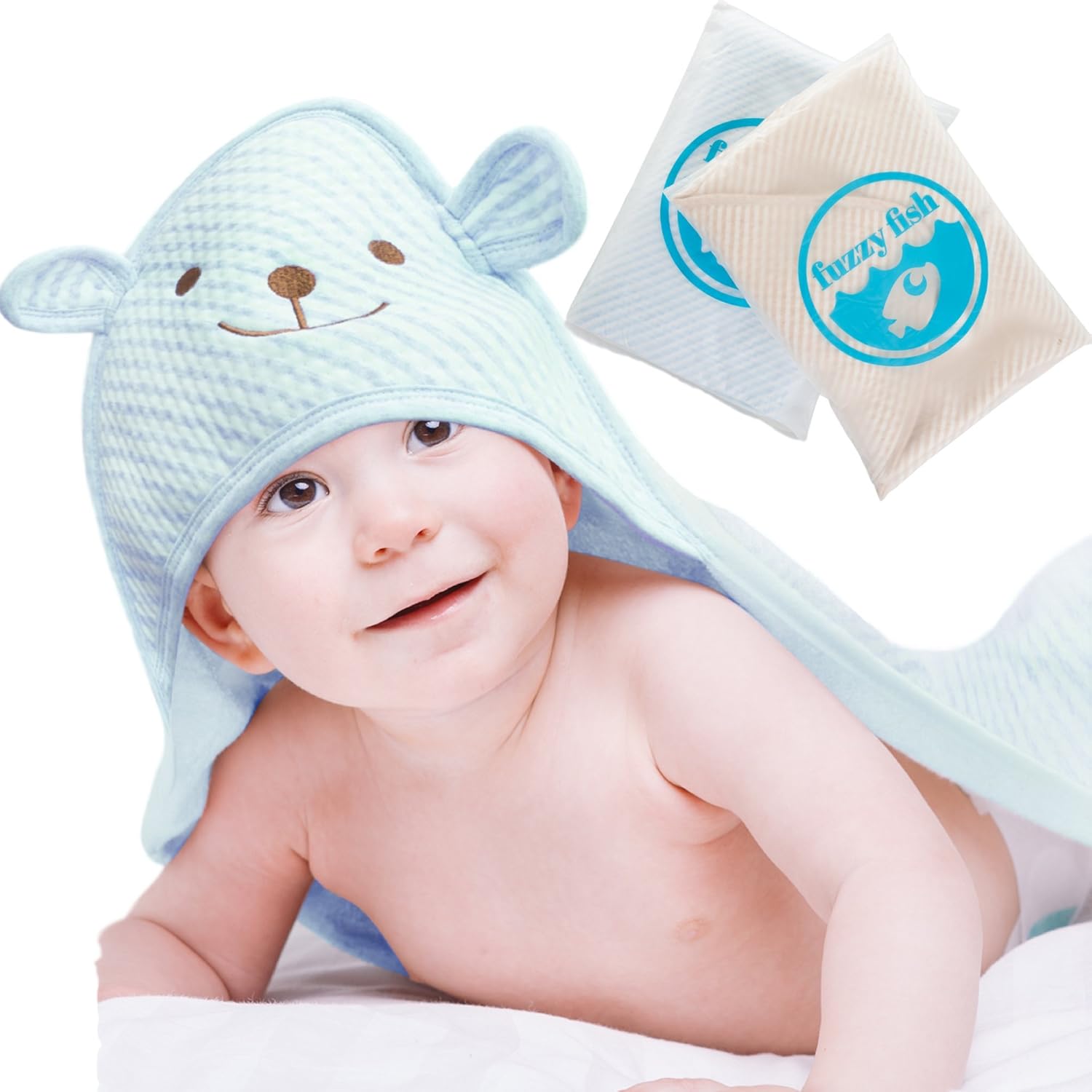 thick hooded baby towels
