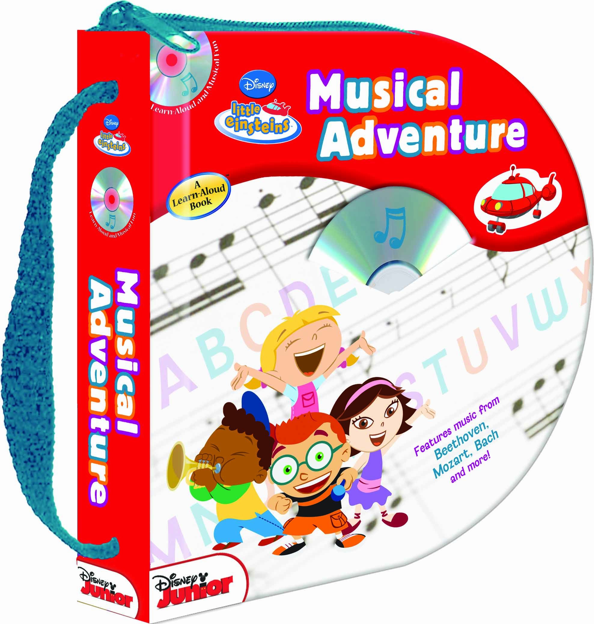 Amazon Com Disney Little Einsteins Musical Adventure Zip Carry Book With Audio Cd Laura Gates Galvin Tracee Williams Books