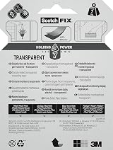 Scotch FIX Transparent Double Sided Tape 19 mm x 5 m Indoor Use view 3